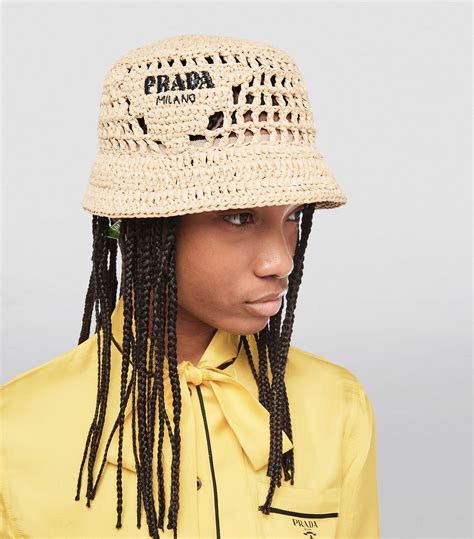 crochet prada bucket hat